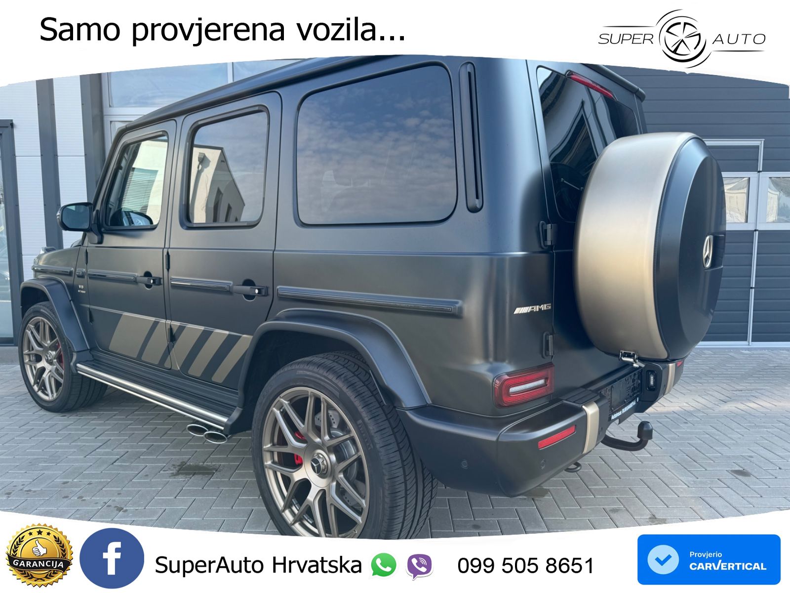 Mercedes AMG G 63 Long V8 (585 KS) 4MATIC 9G-TRONIC AMG SPEEDSHIFT TCT LED+GR SJED+ACC