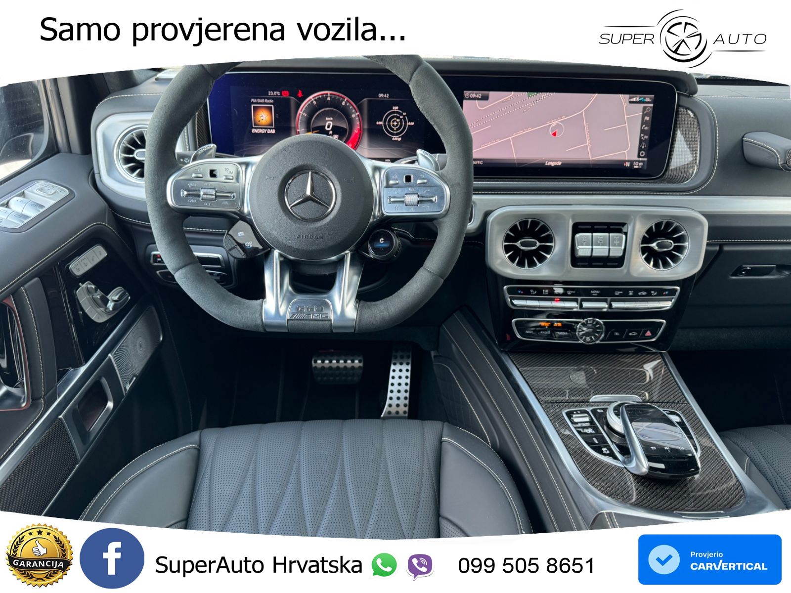 Mercedes AMG G 63 Long V8 (585 KS) 4MATIC 9G-TRONIC AMG SPEEDSHIFT TCT LED+GR SJED+ACC