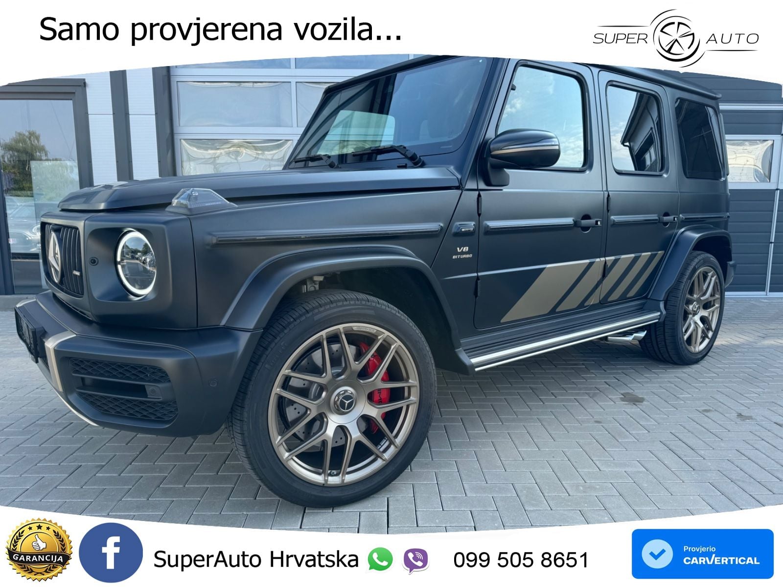 Mercedes AMG G 63 Long V8 (585 KS) 4MATIC 9G-TRONIC AMG SPEEDSHIFT TCT LED+GR SJED+ACC