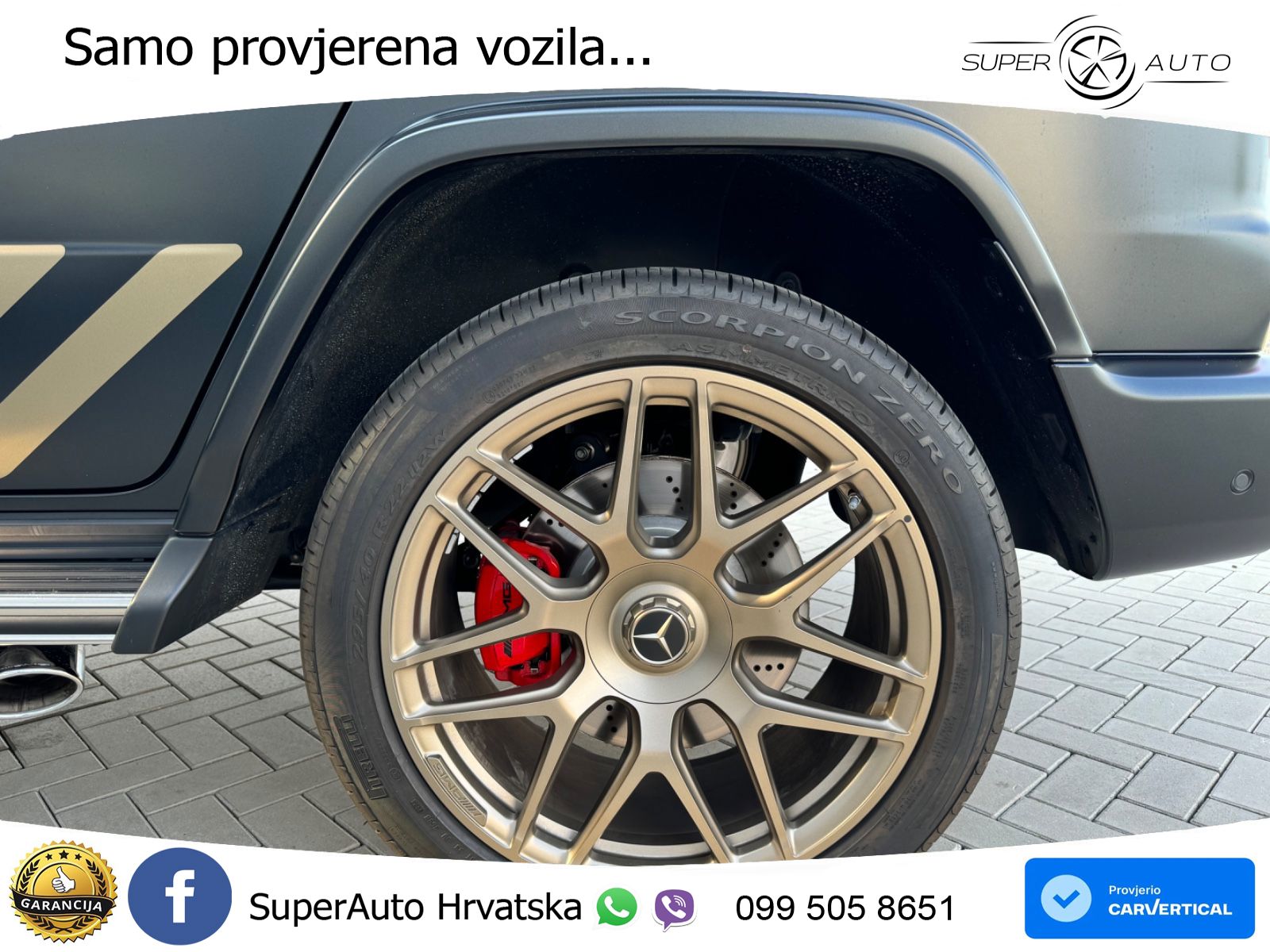 Mercedes AMG G 63 Long V8 (585 KS) 4MATIC 9G-TRONIC AMG SPEEDSHIFT TCT LED+GR SJED+ACC