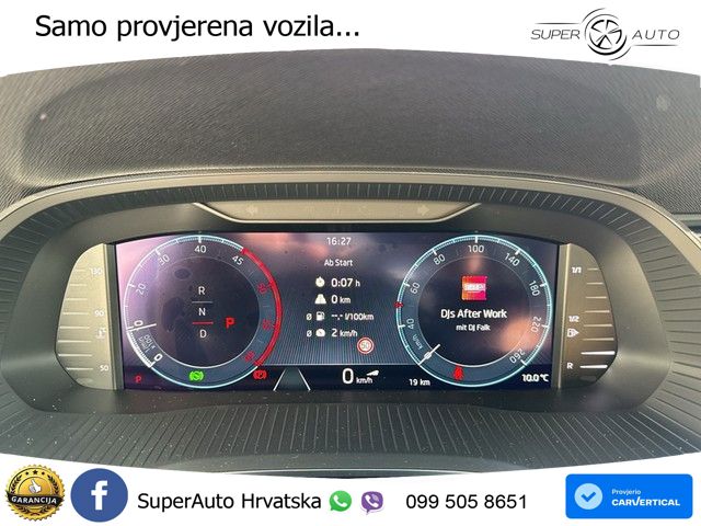 Škoda Octavia Combi 2.0 TDI (150 KS) DSG MATRIX+GR SJED+KAM