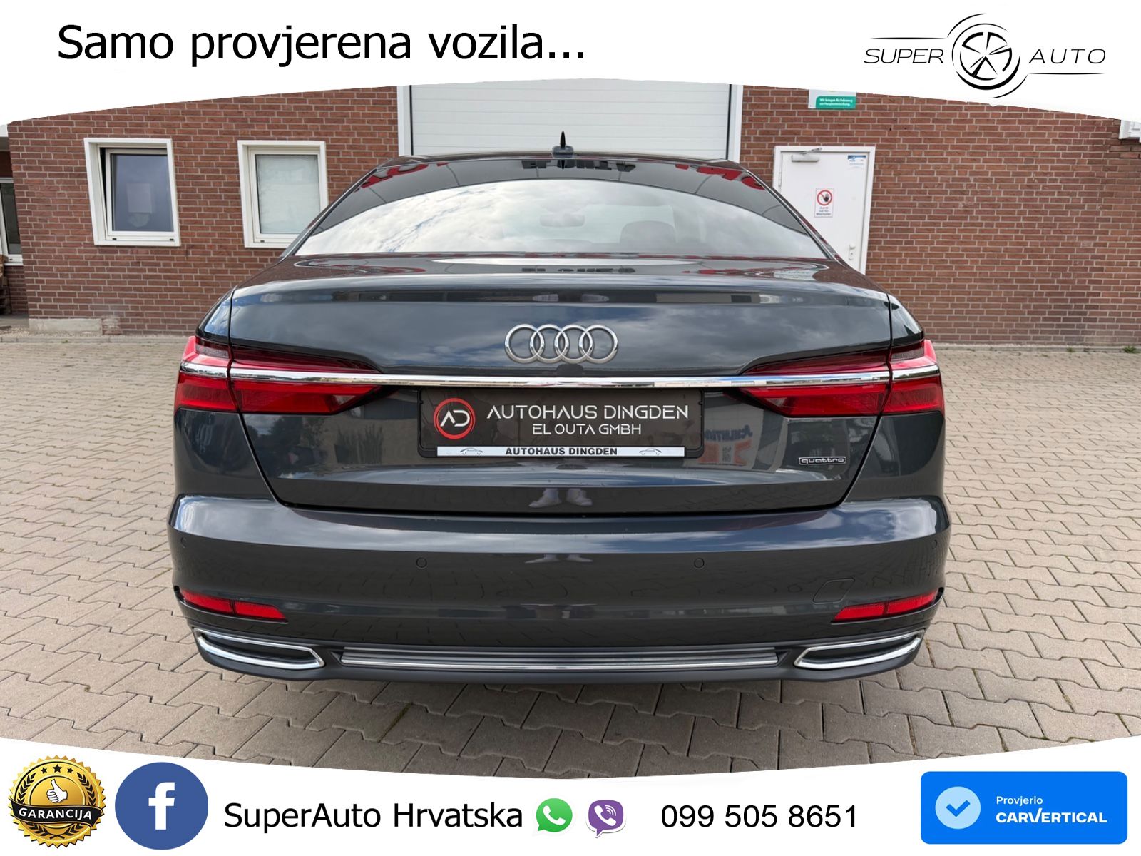Audi A6 50 TDI V6 (286 KS) quattro tiptronic LED+GR SJED+ACC