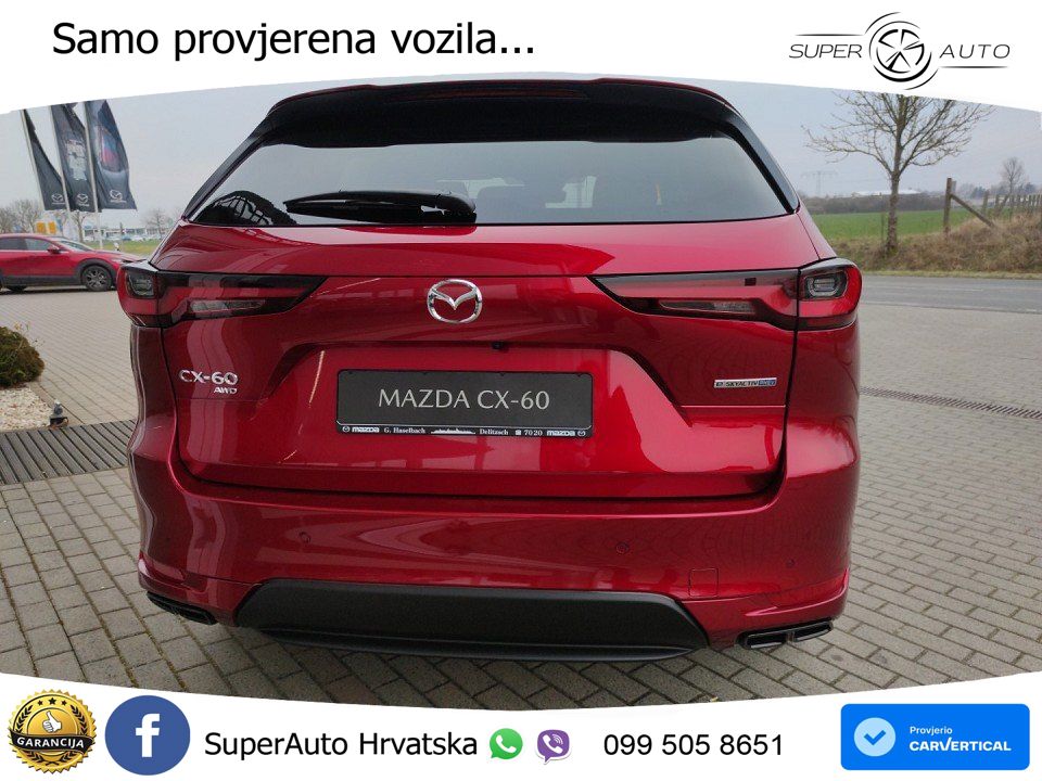Mazda CX-60 2.5 e-Skyactiv (328 KS) AWD Automatic MATRIX+GR SJED+KAM