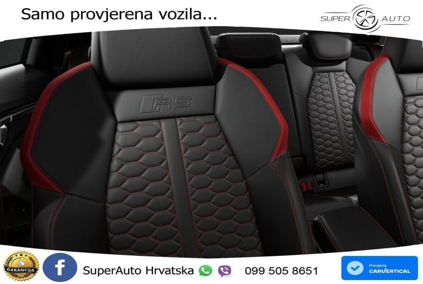 Audi RS3 Sedan 2.5 TFSI (400 KS) quattro S tronic MATRIX+GR SJED+KAM