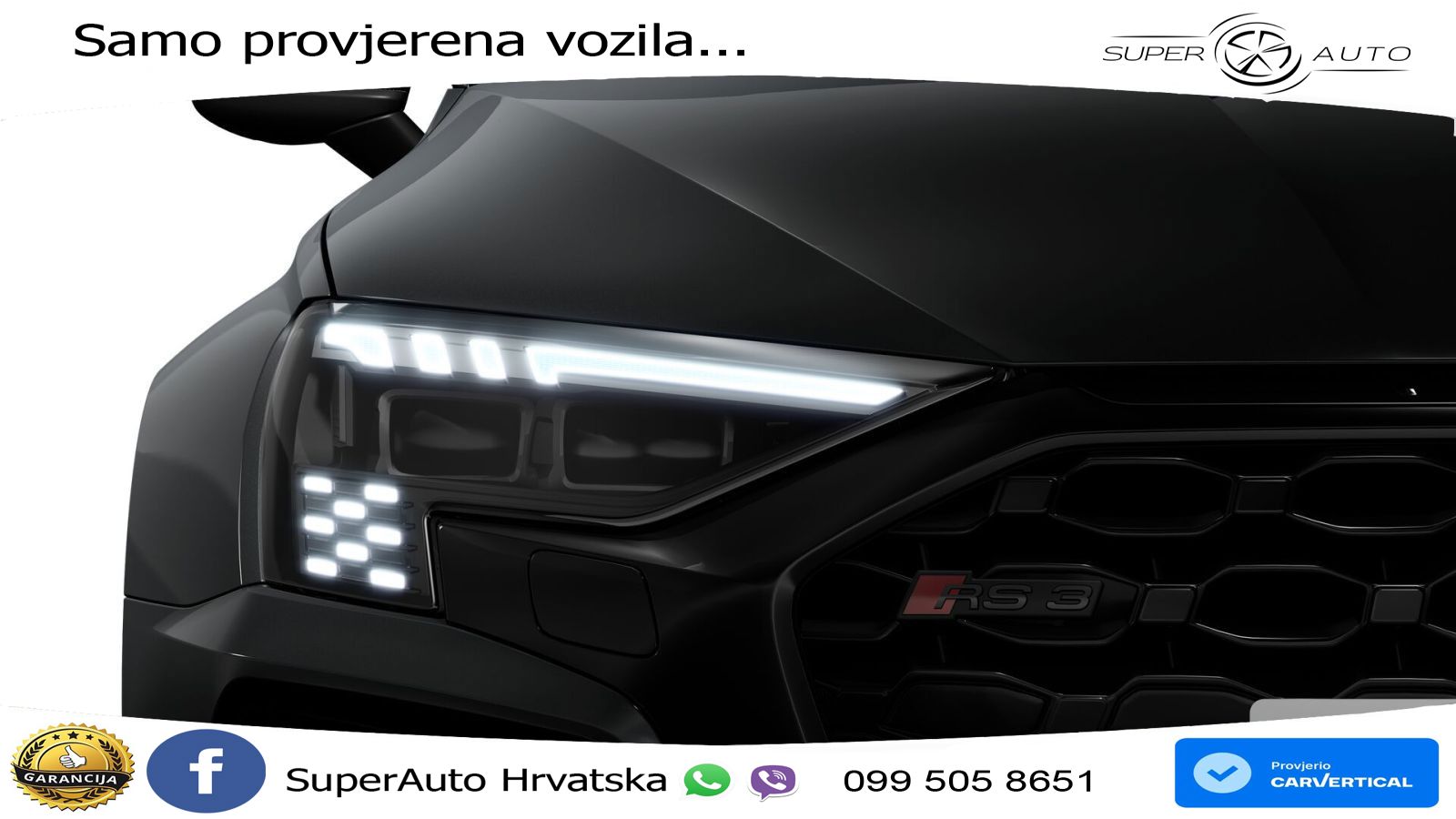 Audi RS3 Sedan 2.5 TFSI (400 KS) quattro S tronic MATRIX+GR SJED+KAM