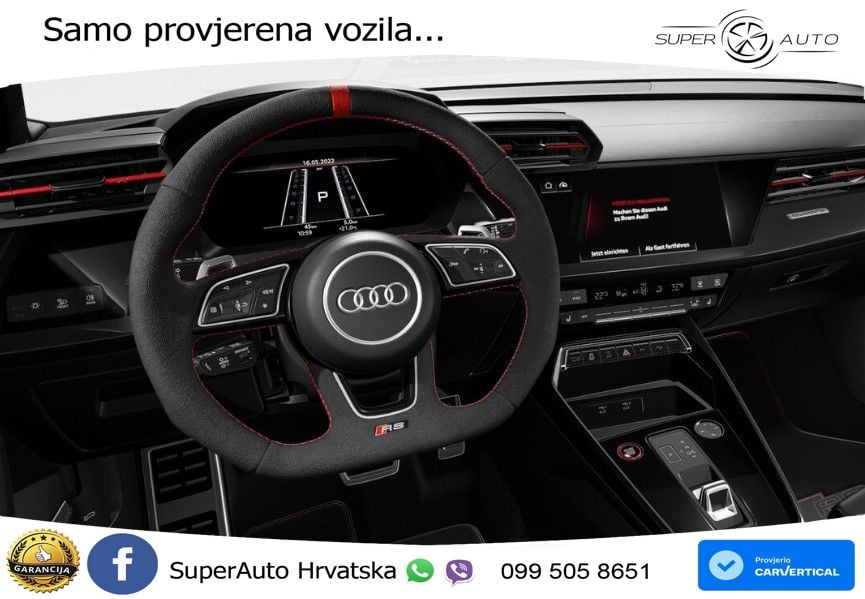 Audi RS3 Sedan 2.5 TFSI (400 KS) quattro S tronic MATRIX+GR SJED+KAM