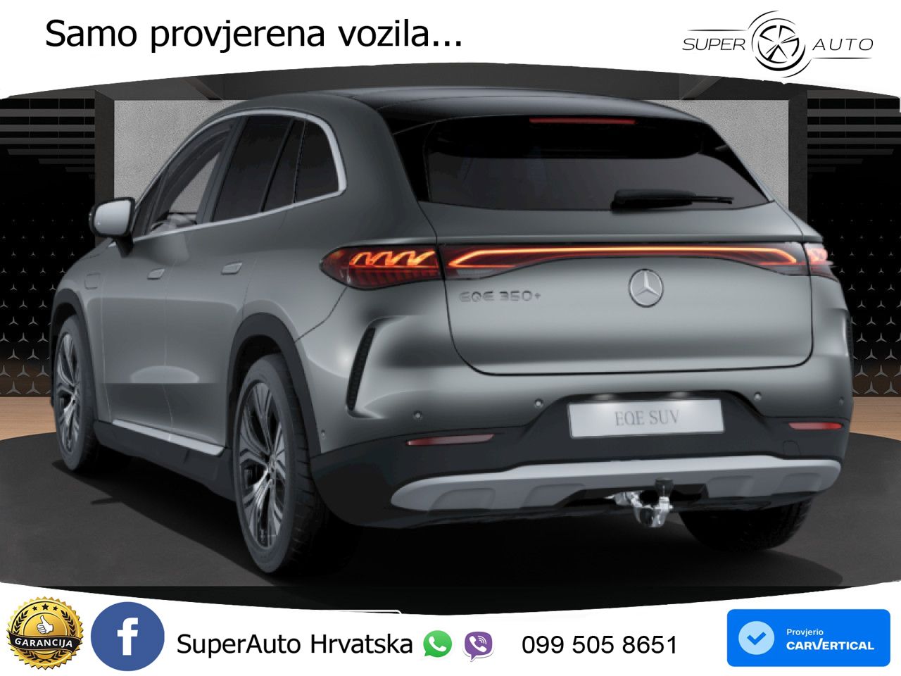 Mercedes EQE SUV 350+ 105 kWh (292 KS) LED+GR SJED+ACC
