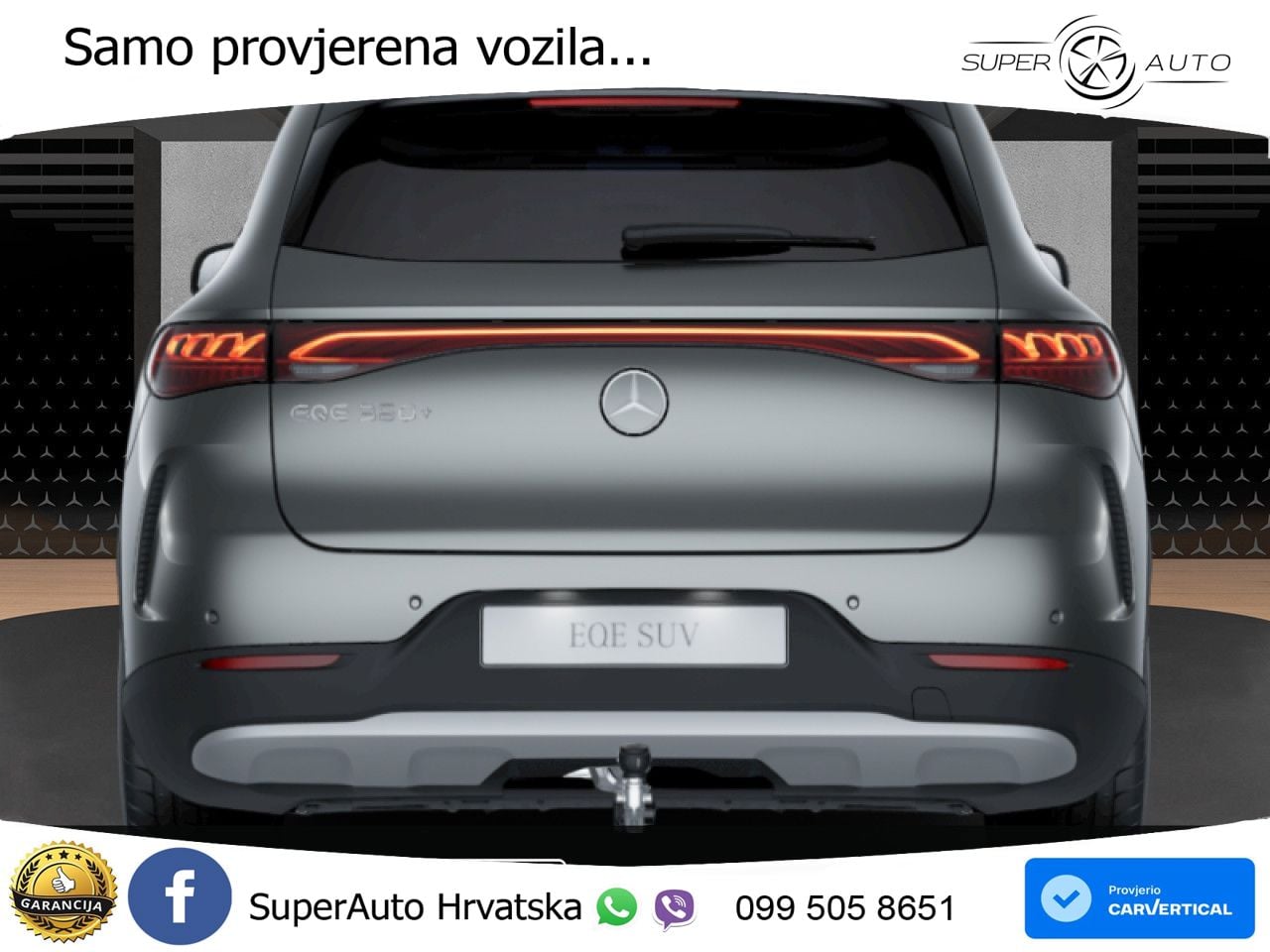 Mercedes EQE SUV 350+ 105 kWh (292 KS) LED+GR SJED+ACC
