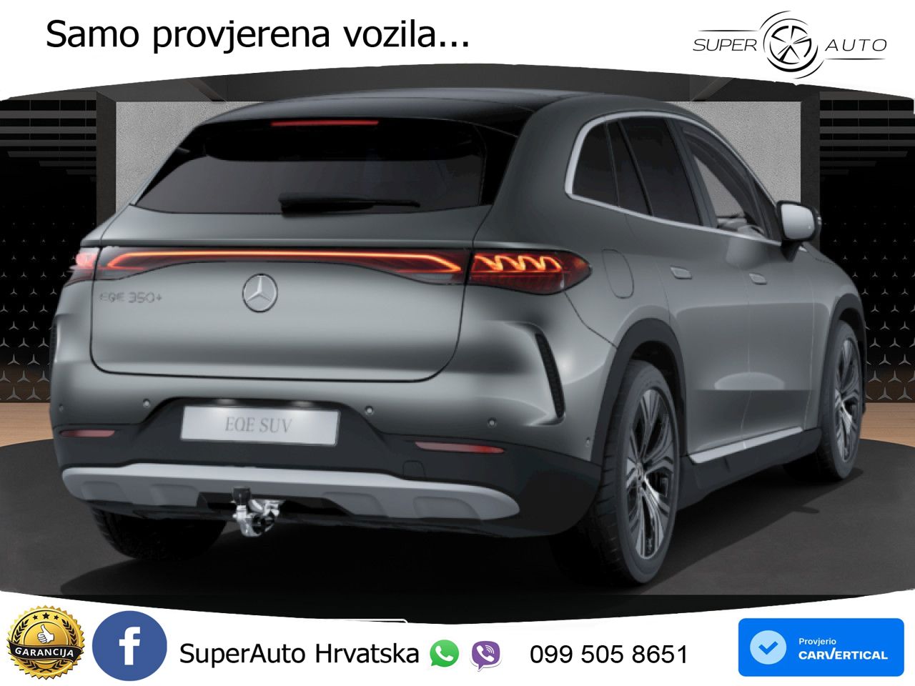 Mercedes EQE SUV 350+ 105 kWh (292 KS) LED+GR SJED+ACC
