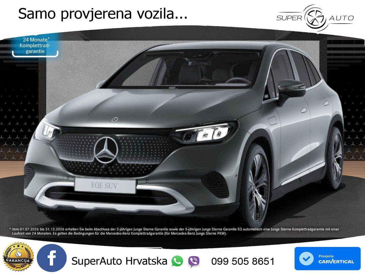 Mercedes EQE SUV 350+ 105 kWh (292 KS) LED+GR SJED+ACC