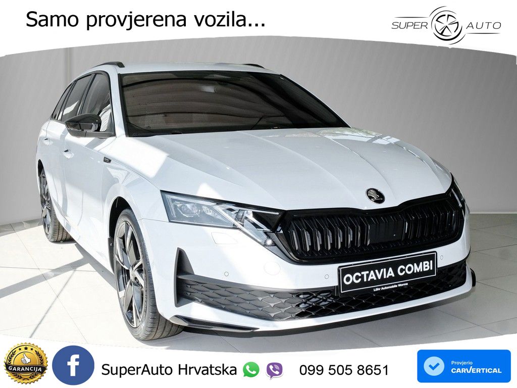 Škoda Octavia Combi 1.5 TSI (150 KS) DSG SportLine LED+GR SJED+ACC