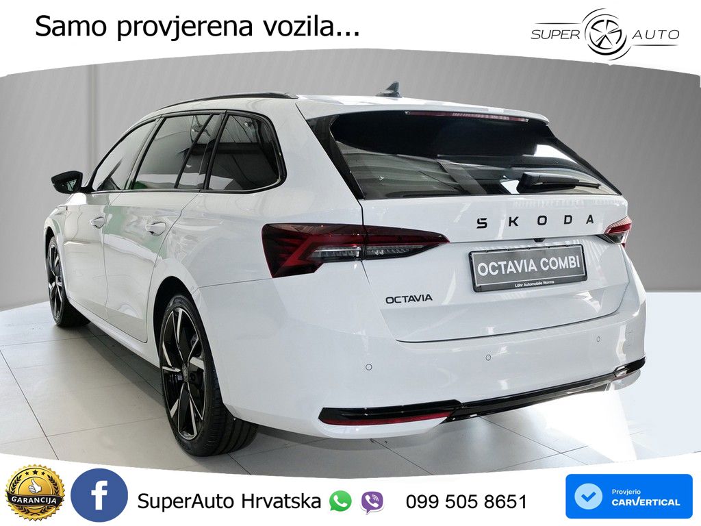 Škoda Octavia Combi 1.5 TSI (150 KS) DSG SportLine LED+GR SJED+ACC