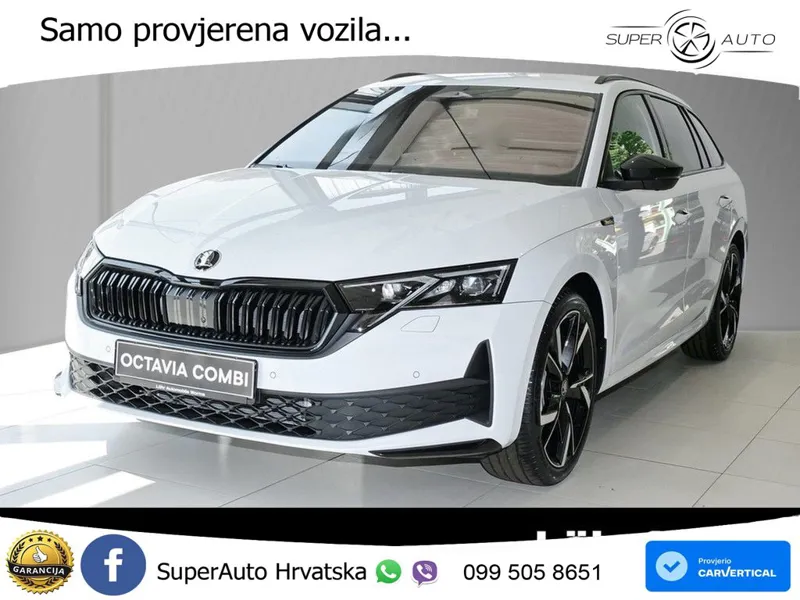 Škoda Octavia Combi 1.5 TSI (150 KS) DSG SportLine LED+GR SJED+ACC