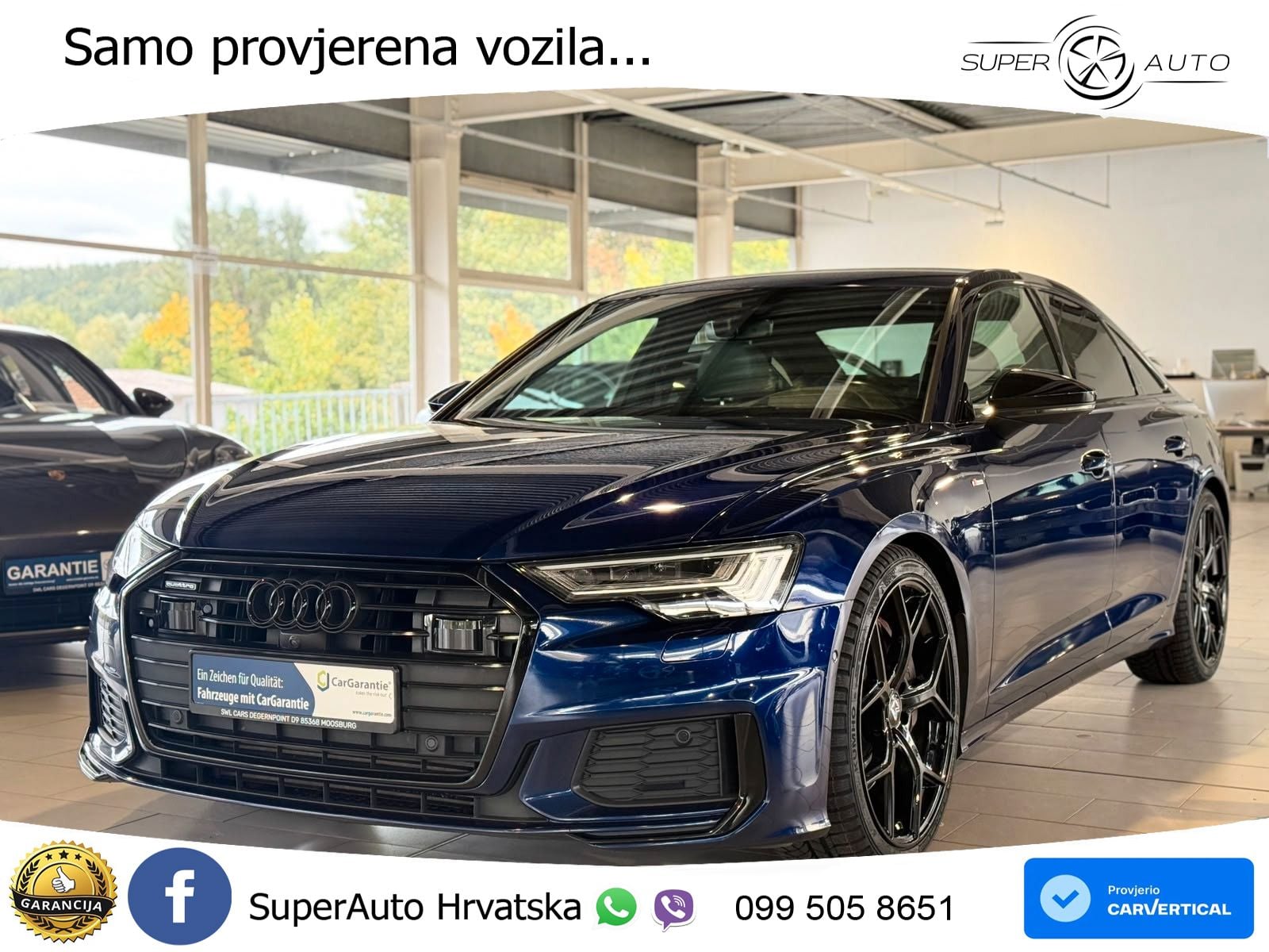 Audi A6 55 TFSI V6 (340 KS) quattro S tronic S line LED+GR SJED+ACC