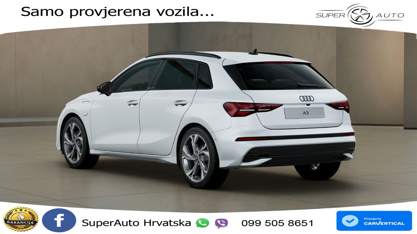 Audi A3 Sportback 40 TFSI e (204 KS) Plug-in Hybrid S tronic advanced MATRIX+GR SJED+KAM