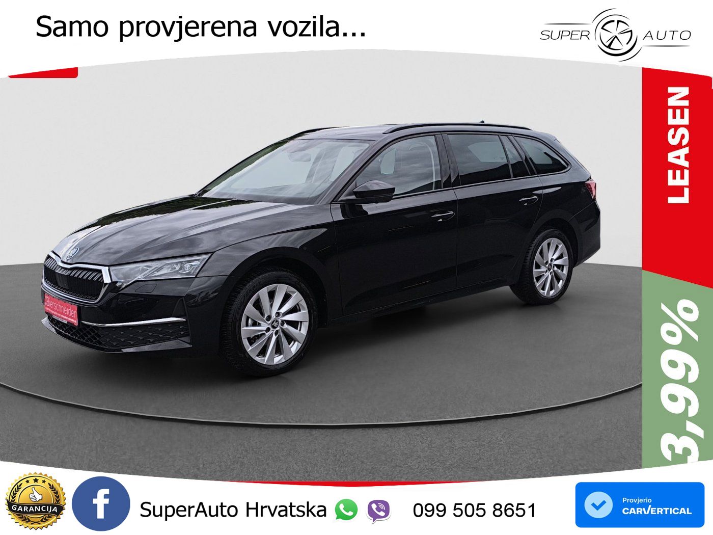 Škoda Octavia Combi 2.0 TDI (150 KS) DSG Selection LED+GR SJED+ACC
