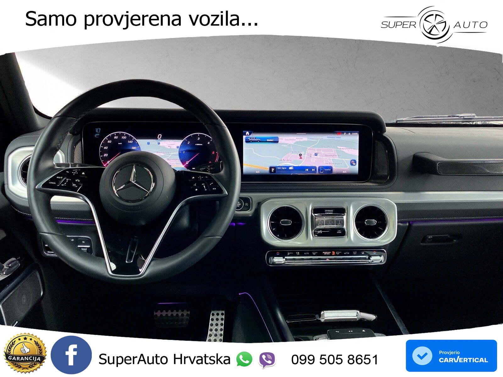 Mercedes G 450d Long (367 KS) 4MATIC 9G-TRONIC Professional LED+GR SJED+ACC
