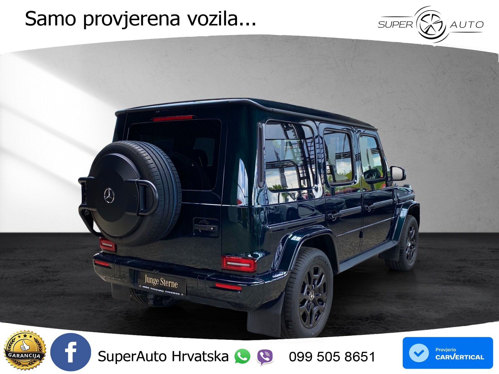 Mercedes G 450d Long (367 KS) 4MATIC 9G-TRONIC Professional LED+GR SJED+ACC