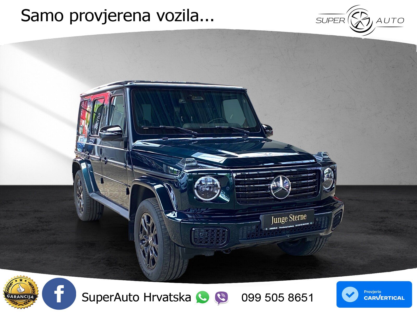 Mercedes G 450d Long (367 KS) 4MATIC 9G-TRONIC Professional LED+GR SJED+ACC