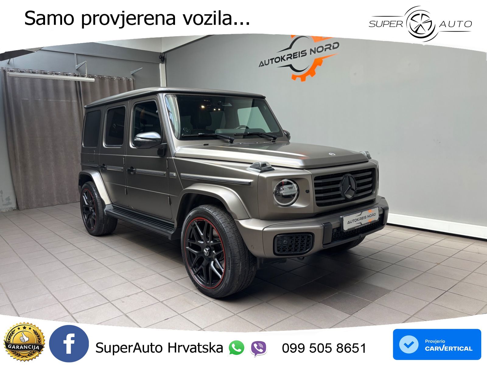 Mercedes G 450d Long (367 KS) 4MATIC 9G-TRONIC LED+GR SJED+ACC