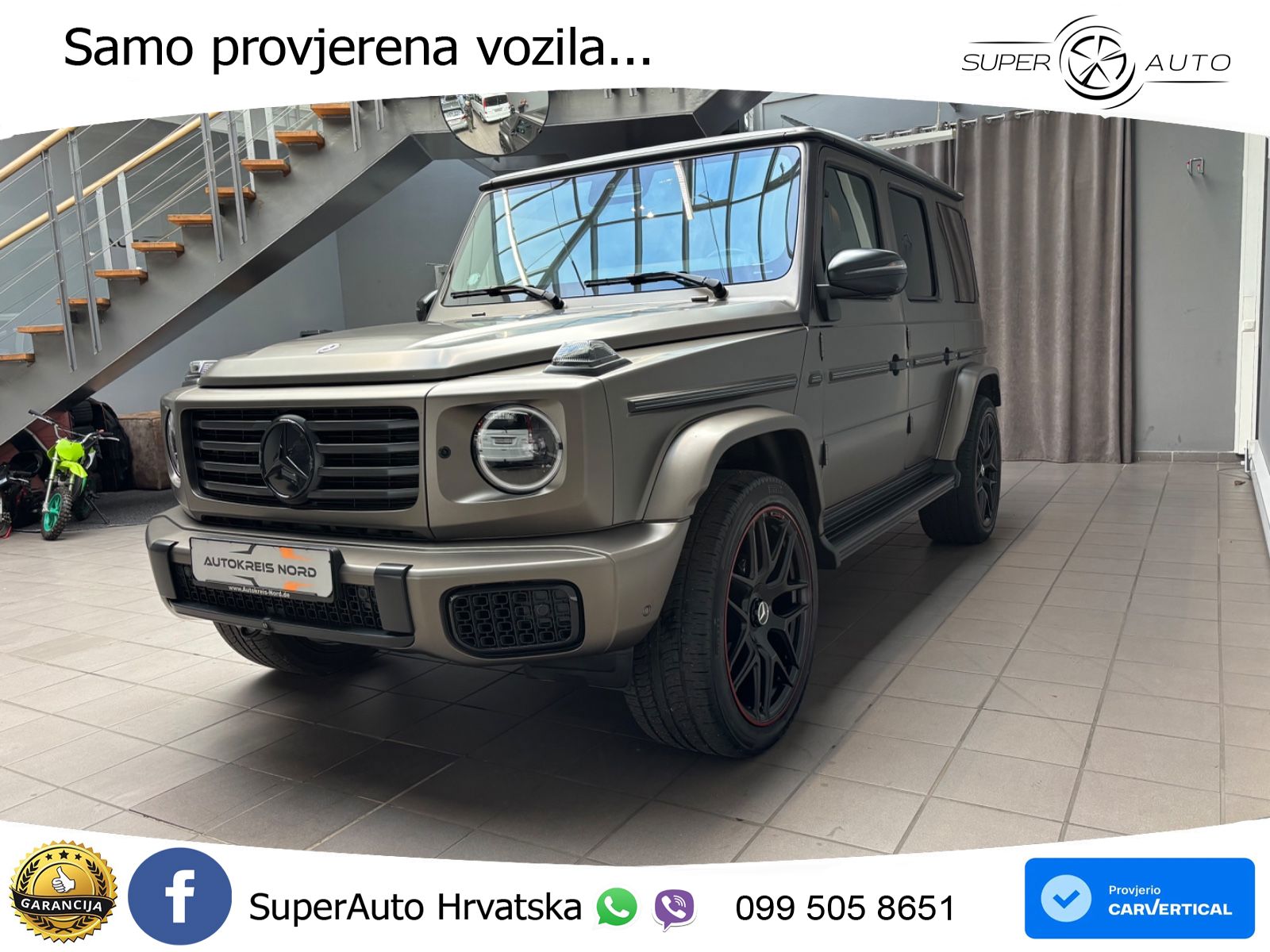Mercedes G 450d Long (367 KS) 4MATIC 9G-TRONIC LED+GR SJED+ACC