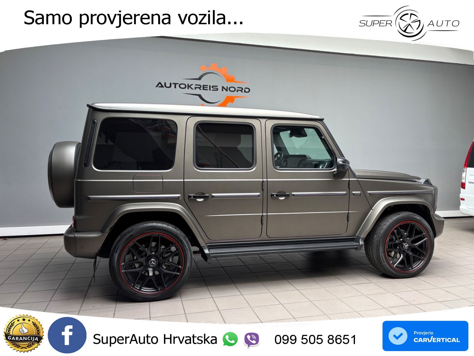 Mercedes G 450d Long (367 KS) 4MATIC 9G-TRONIC LED+GR SJED+ACC