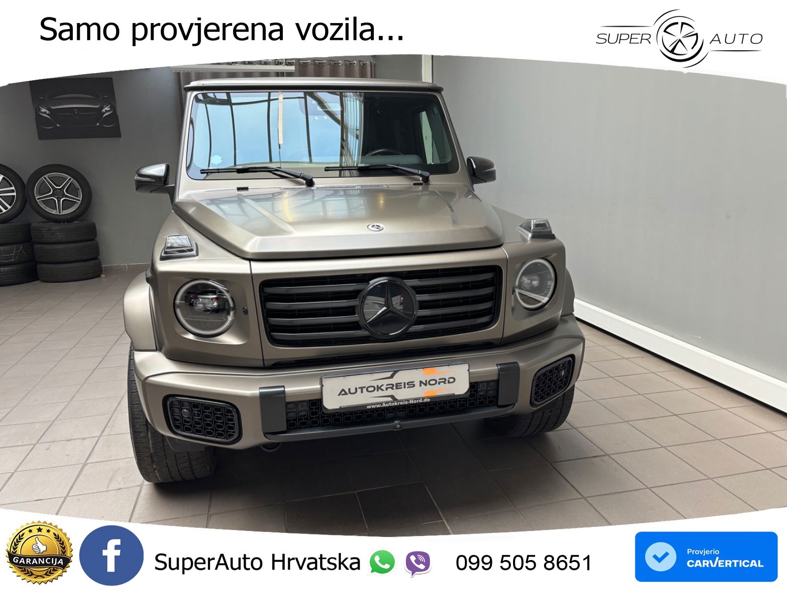 Mercedes G 450d Long (367 KS) 4MATIC 9G-TRONIC LED+GR SJED+ACC