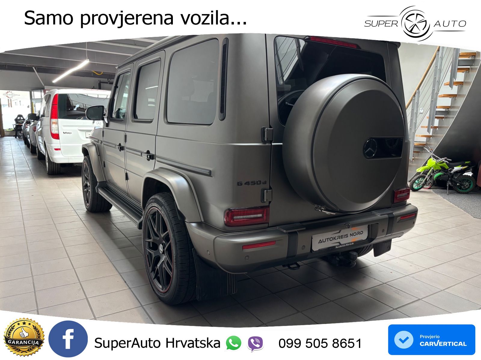 Mercedes G 450d Long (367 KS) 4MATIC 9G-TRONIC LED+GR SJED+ACC