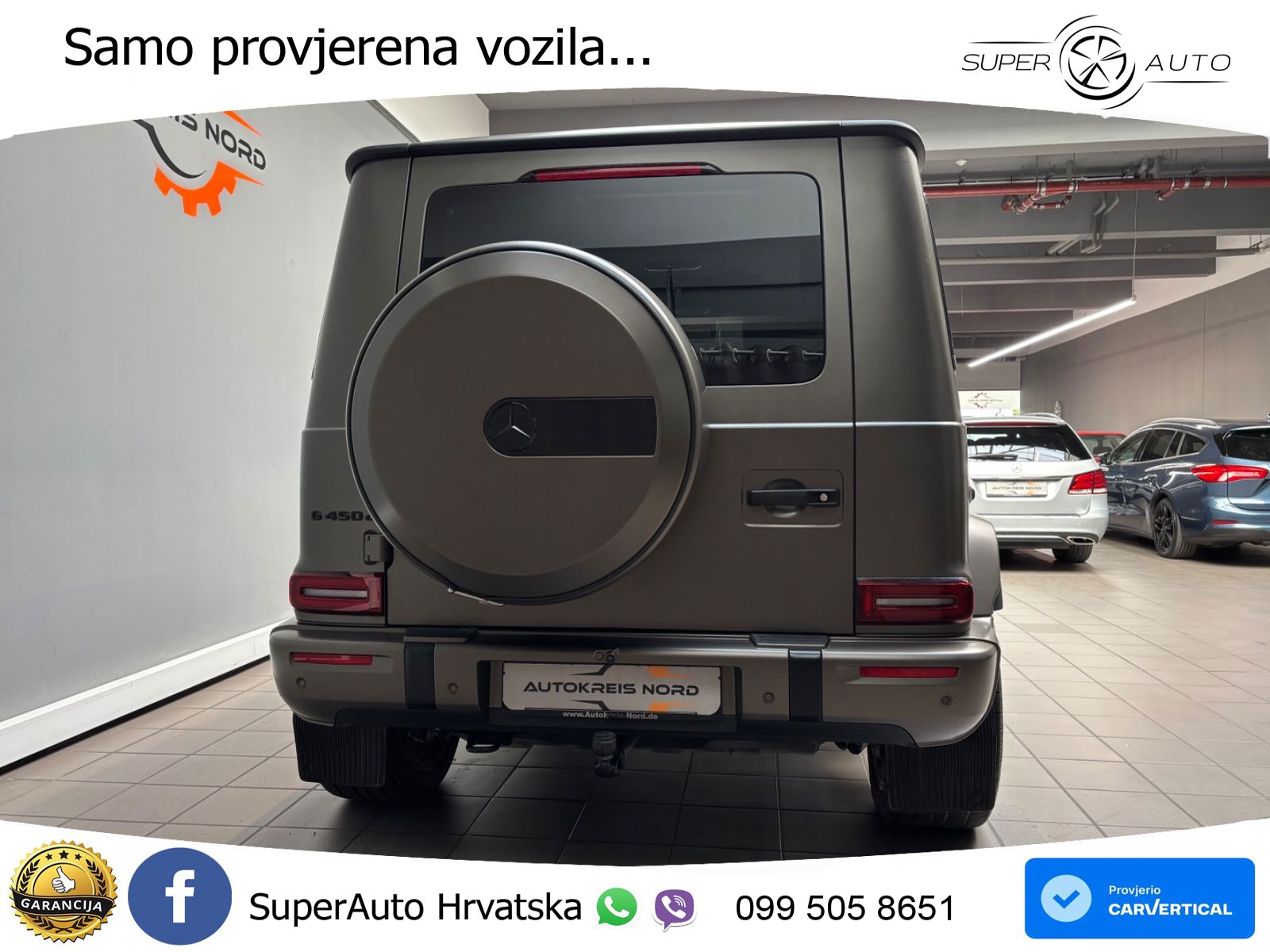 Mercedes G 450d Long (367 KS) 4MATIC 9G-TRONIC LED+GR SJED+ACC
