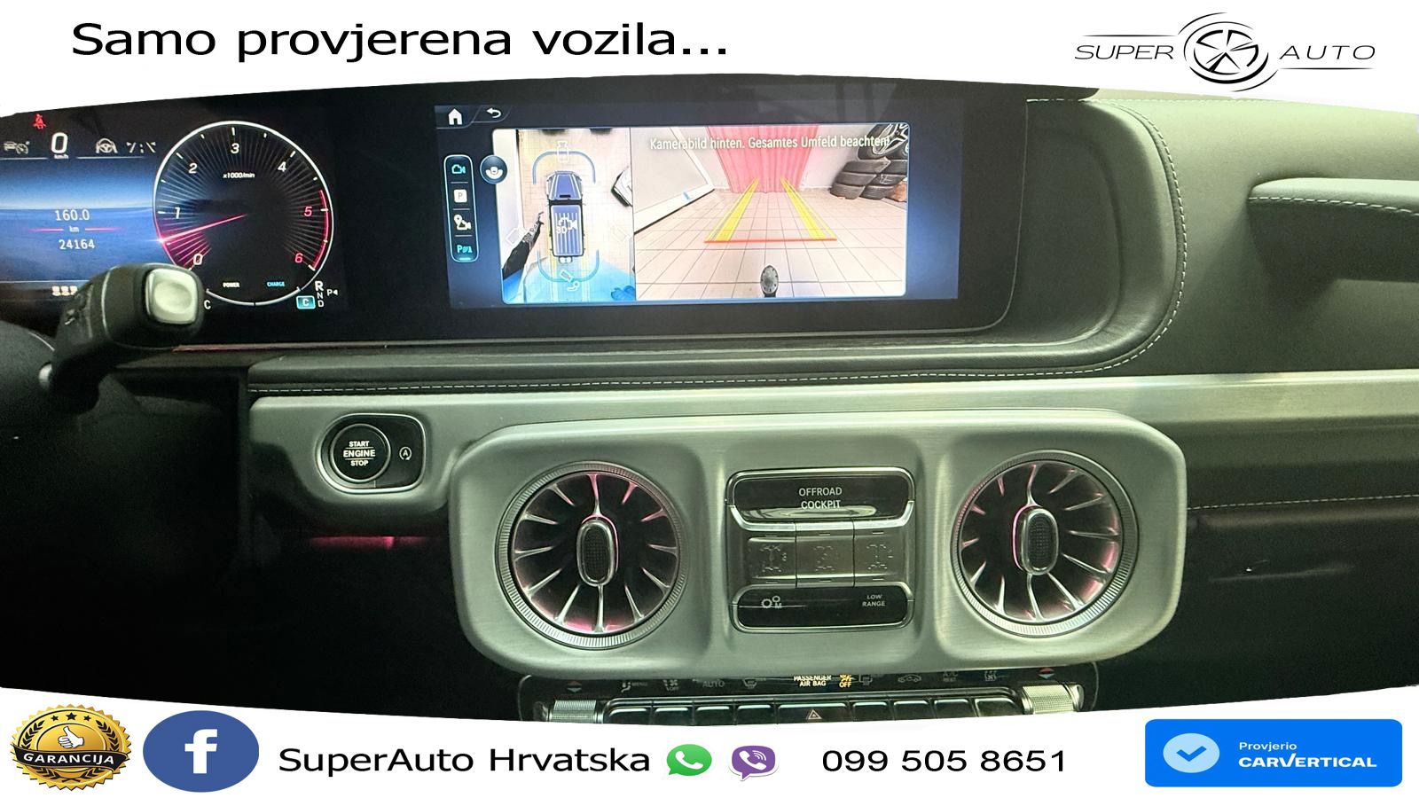 Mercedes G 450d Long (367 KS) 4MATIC 9G-TRONIC LED+GR SJED+ACC