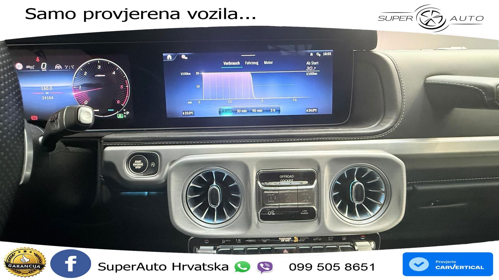 Mercedes G 450d Long (367 KS) 4MATIC 9G-TRONIC LED+GR SJED+ACC