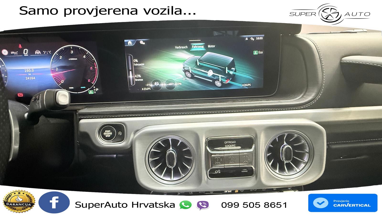 Mercedes G 450d Long (367 KS) 4MATIC 9G-TRONIC LED+GR SJED+ACC