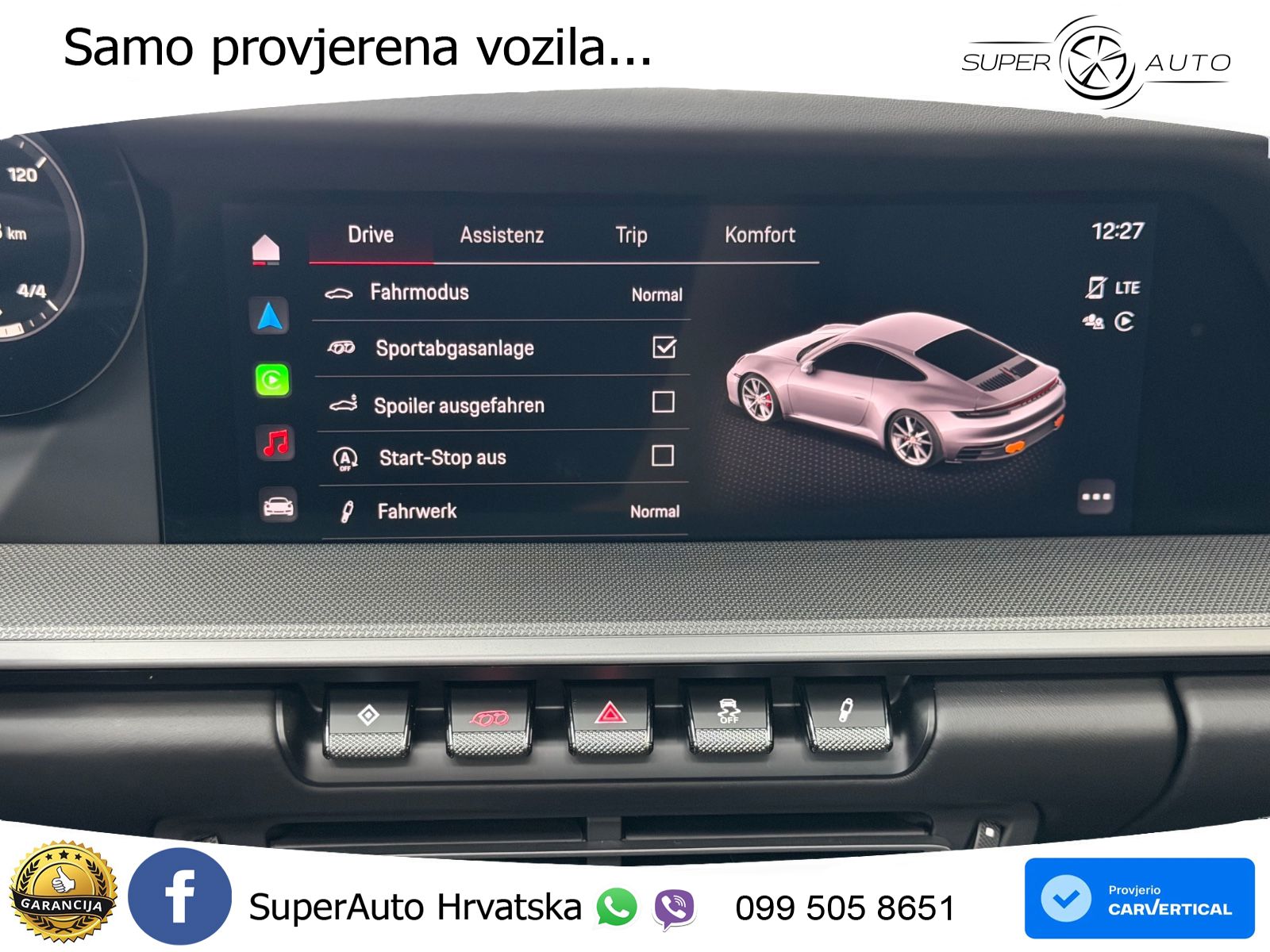 Porsche 911 Carrera S 3.0 (450 KS) PDK ZRAČNI+ACC+GR SJED+KAM+PANO