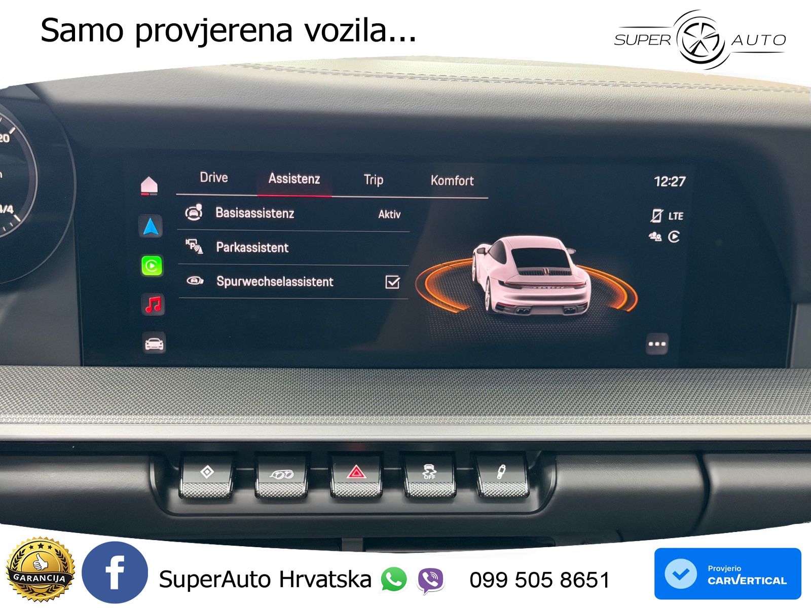 Porsche 911 Carrera S 3.0 (450 KS) PDK ZRAČNI+ACC+GR SJED+KAM+PANO