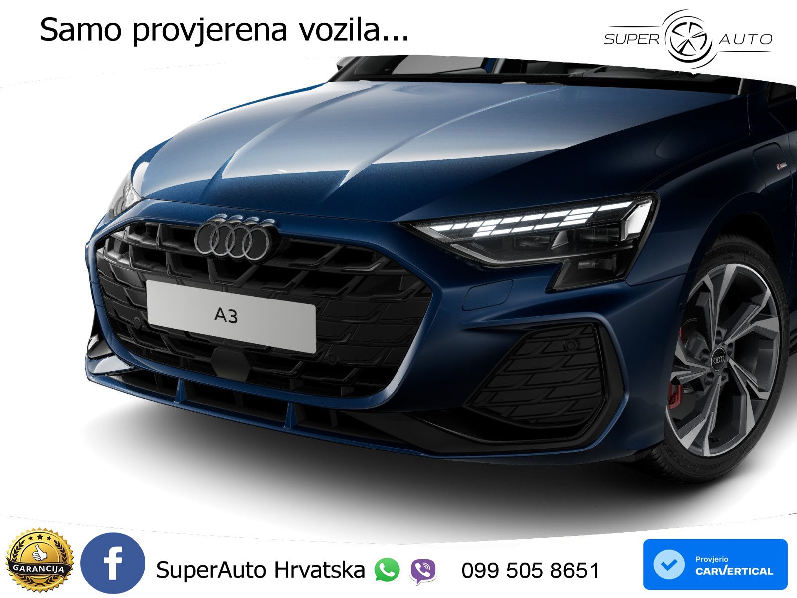 Audi A3 45 TFSIe (272 KS) S tronic S line MATRIX+GR SJED+KAM