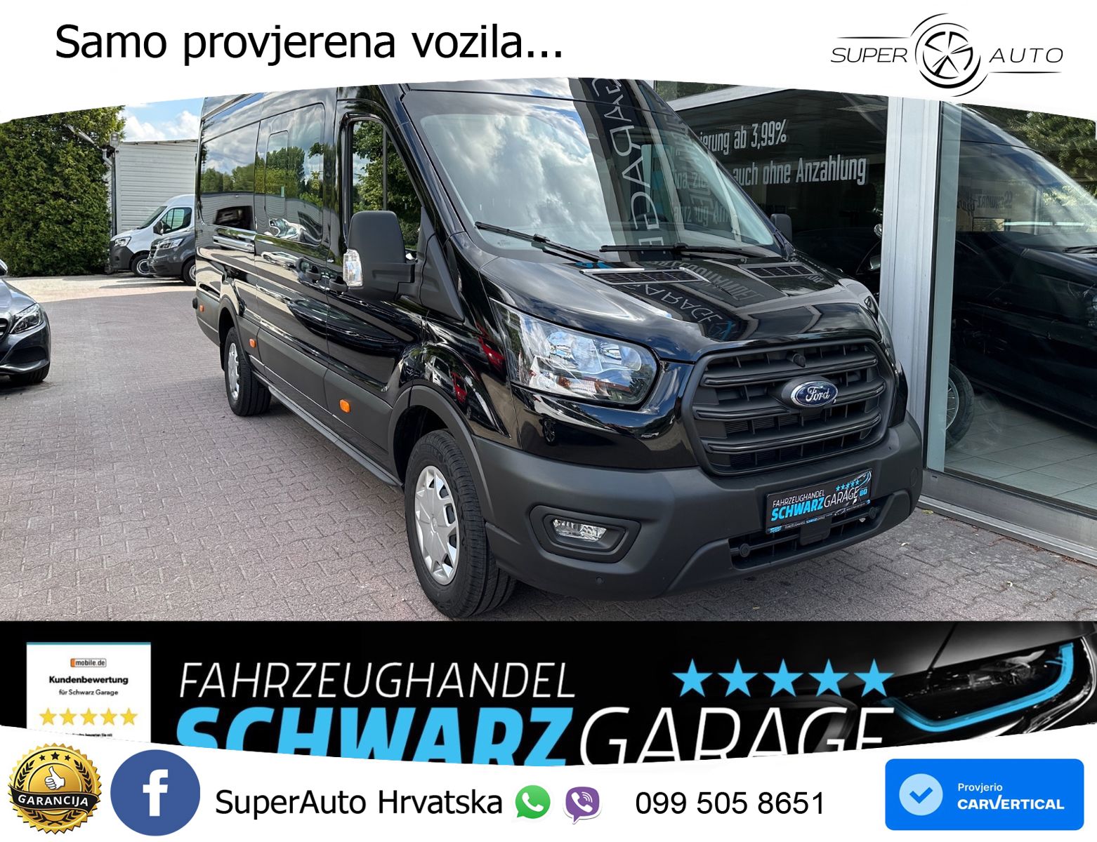Ford Transit Kasten 350 L4 Trend*DoKa*KAMERA* 170 KS