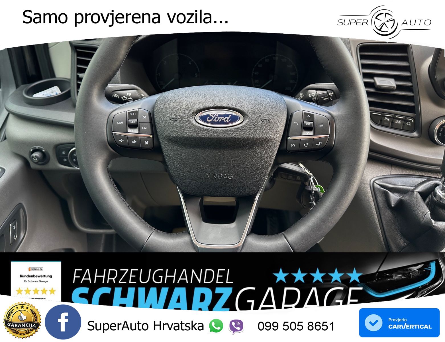 Ford Transit Kasten 350 L4 Trend*DoKa*KAMERA* 170 KS