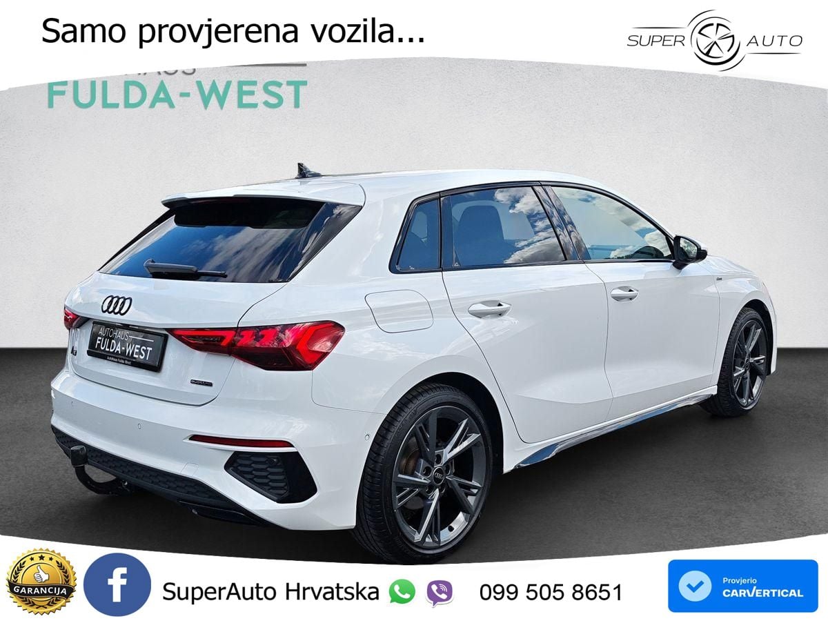 Audi A3 40 TDI (200 KS) quattro S tronic S line LED+GR SJED+ACC