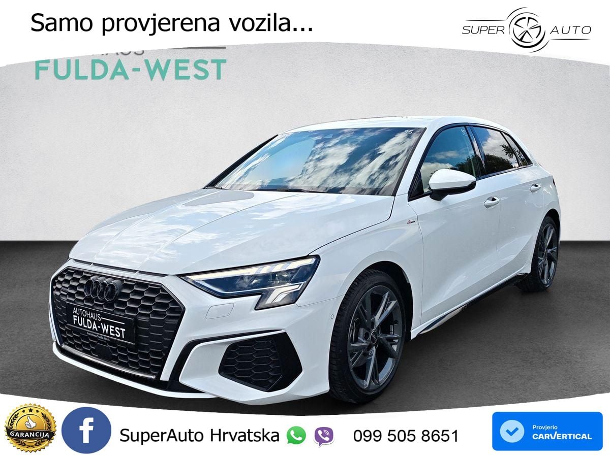 Audi A3 40 TDI (200 KS) quattro S tronic S line LED+GR SJED+ACC