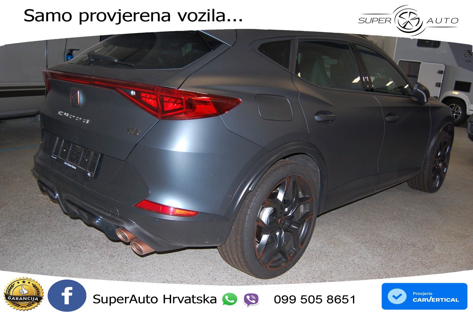 Cupra Formentor VZ5 2.5 TSI (390 KS) 4Drive DSG LED+GR SJED+ACC