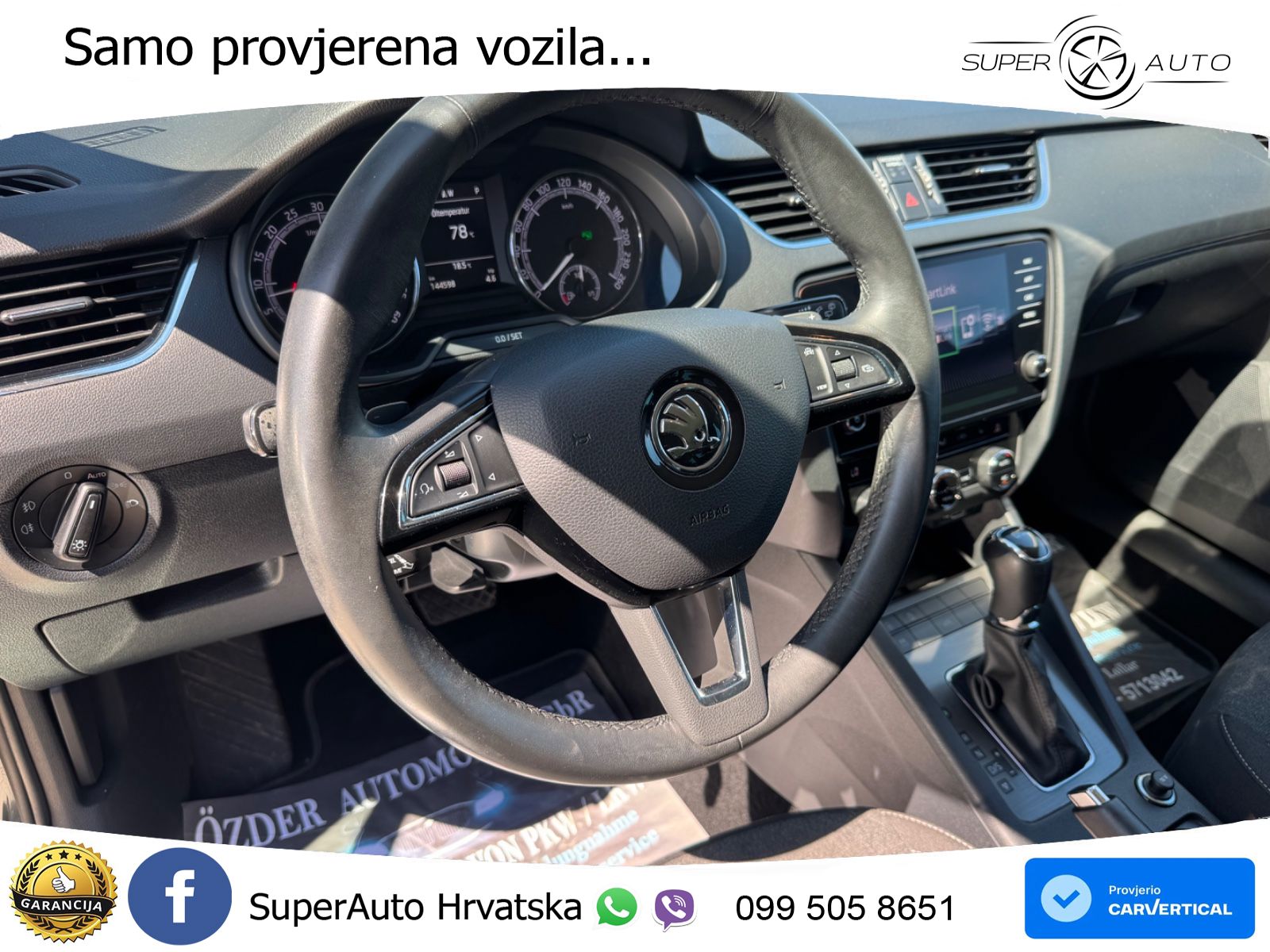 Škoda Octavia Combi 2.0 TDI (150 KS) DSG LED+GR SJED+ACC
