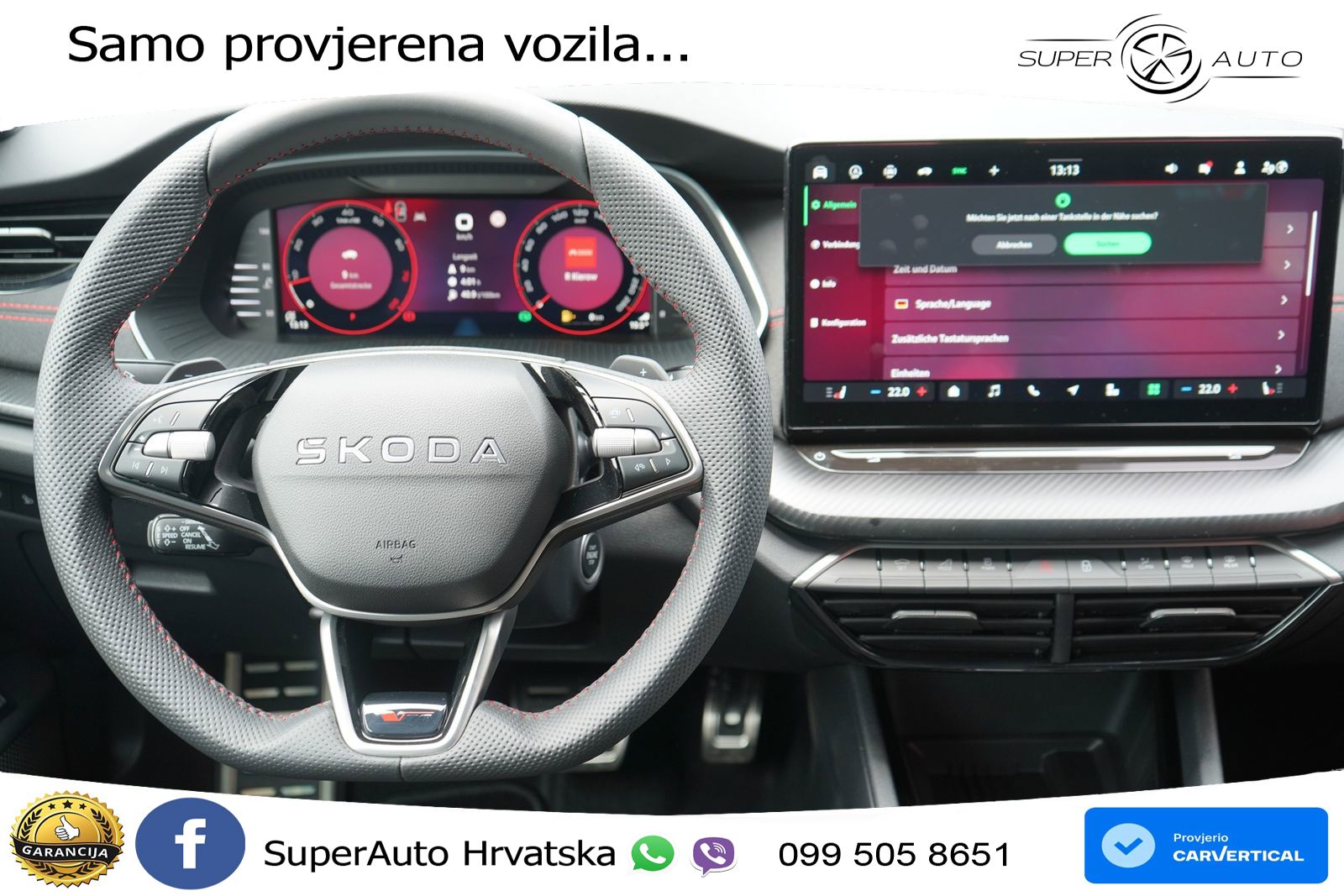 Škoda Octavia Combi RS 2.0 TSI (265 KS) DSG LED+GR SJED+ACC