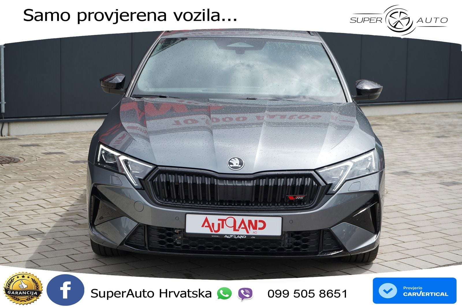 Škoda Octavia Combi RS 2.0 TSI (265 KS) DSG LED+GR SJED+ACC