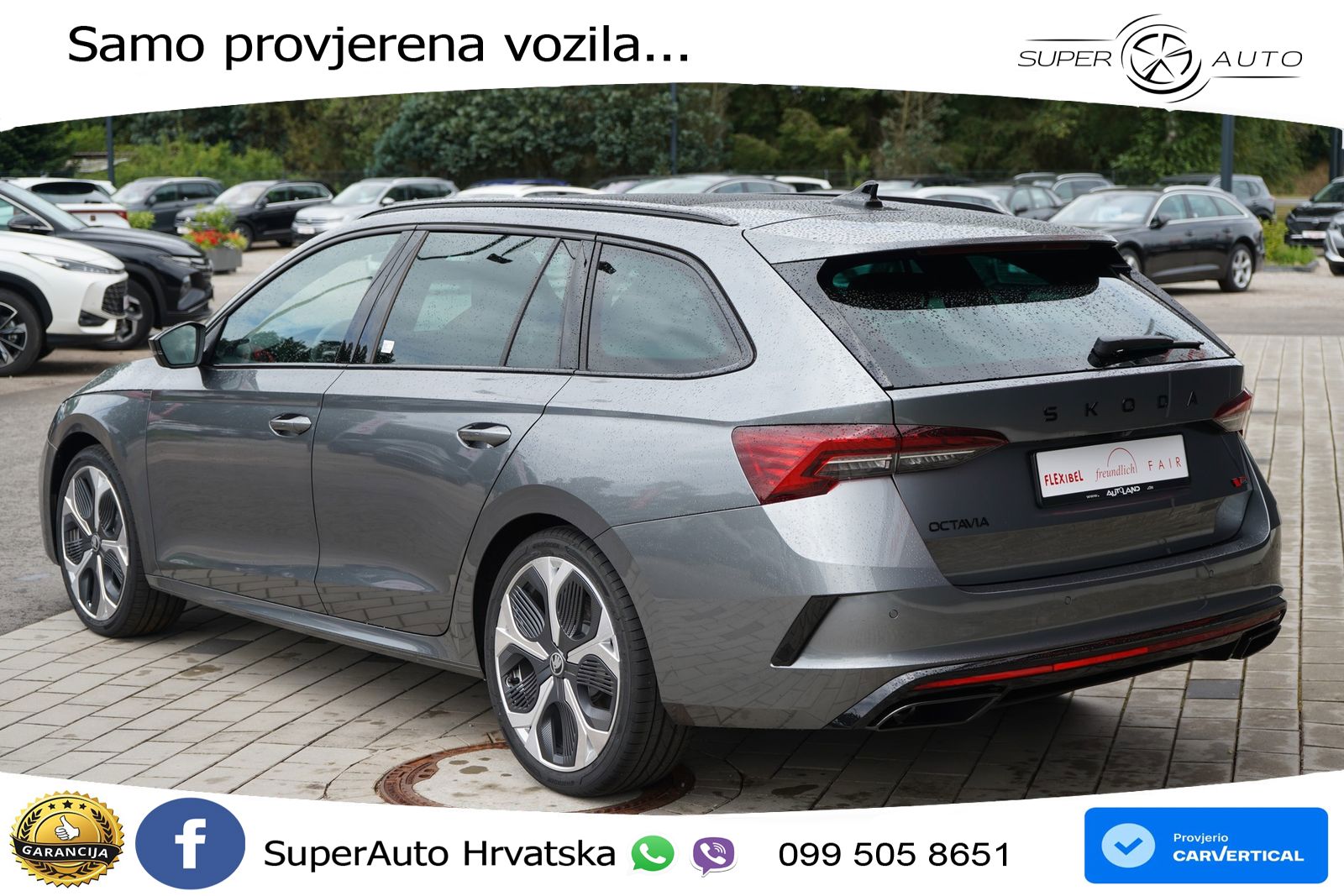 Škoda Octavia Combi RS 2.0 TSI (265 KS) DSG LED+GR SJED+ACC