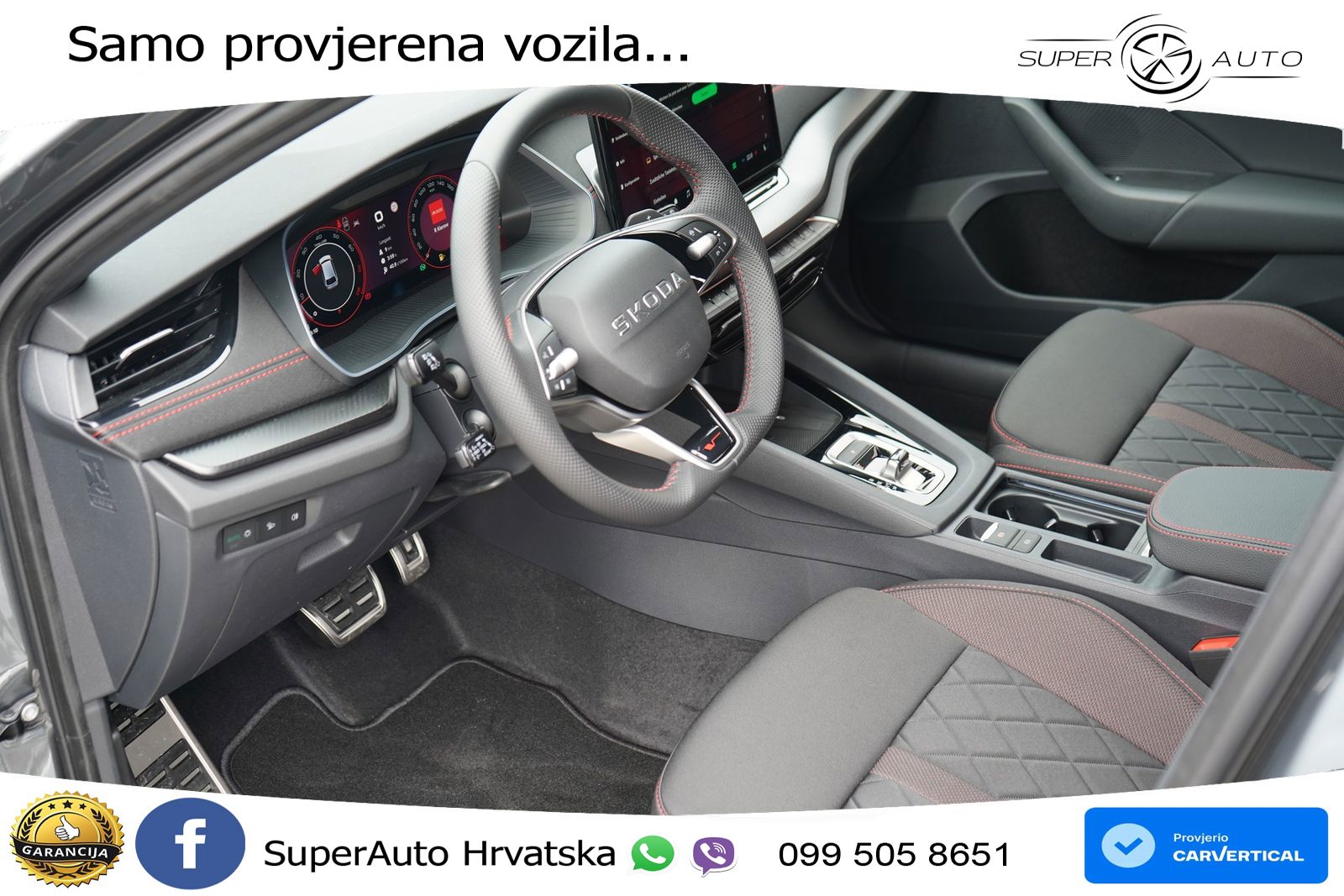 Škoda Octavia Combi RS 2.0 TSI (265 KS) DSG LED+GR SJED+ACC