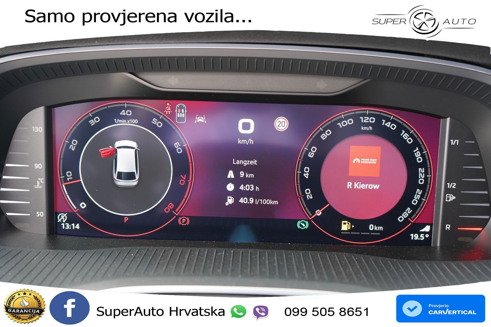 Škoda Octavia Combi RS 2.0 TSI (265 KS) DSG LED+GR SJED+ACC