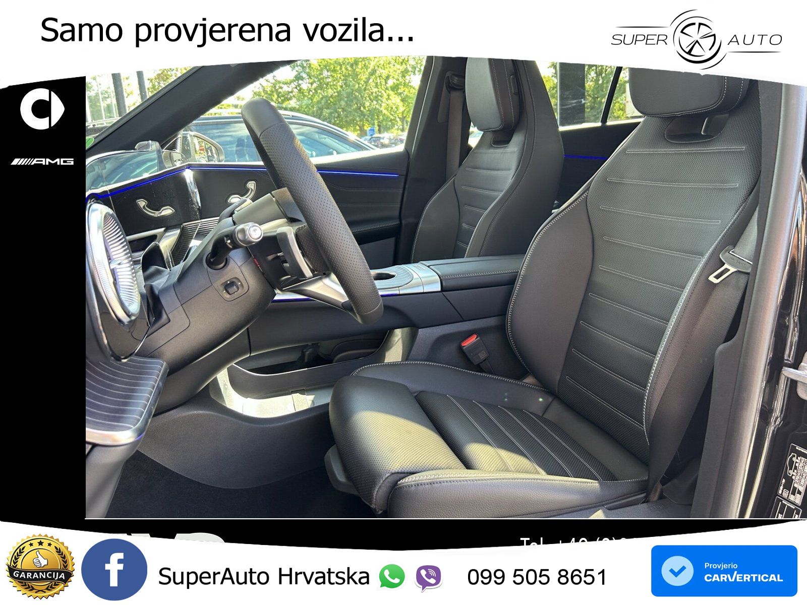 Mercedes GLC 400 94 kWh (489 KS) 4MATIC EQ Technology AMG ZRAČNI+ACC+GR SJED+KAM+PANO