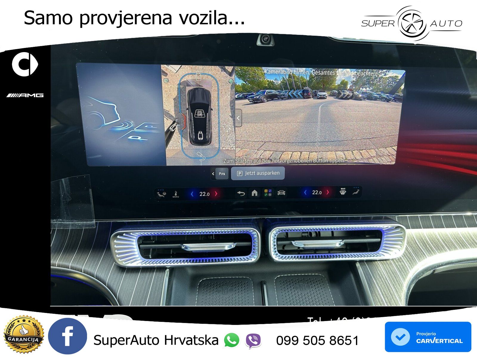 Mercedes GLC 400 94 kWh (489 KS) 4MATIC EQ Technology AMG ZRAČNI+ACC+GR SJED+KAM+PANO