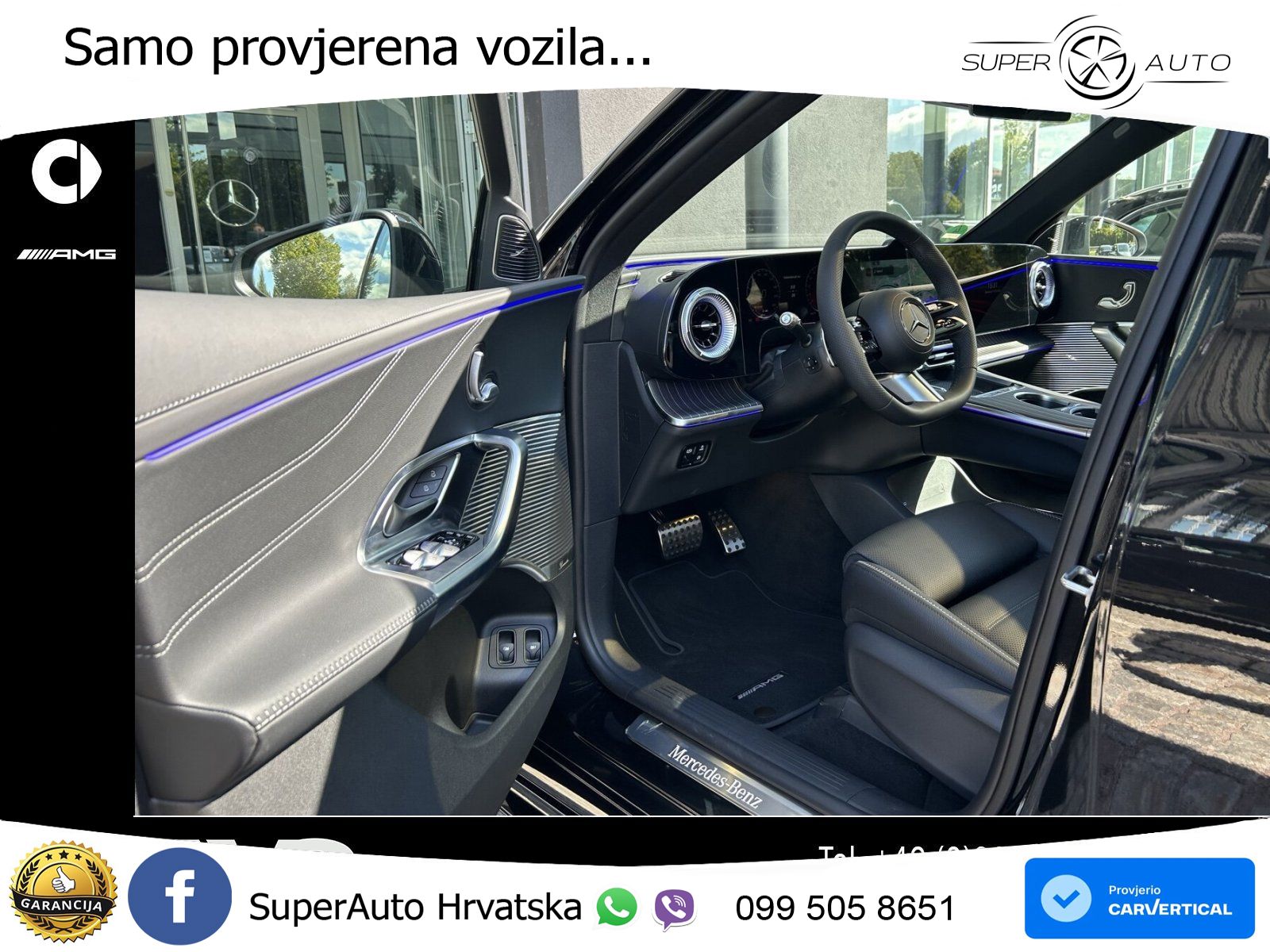 Mercedes GLC 400 94 kWh (489 KS) 4MATIC EQ Technology AMG ZRAČNI+ACC+GR SJED+KAM+PANO