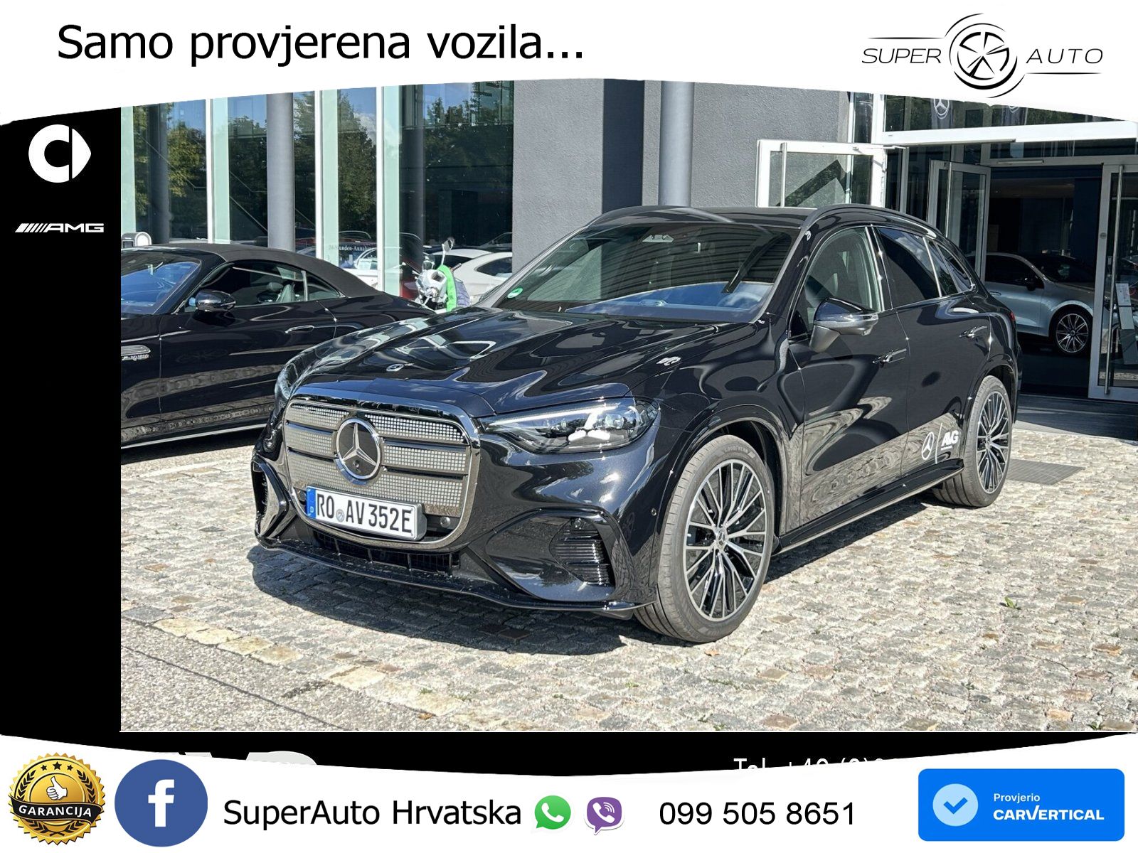 Mercedes GLC 400 94 kWh (489 KS) 4MATIC EQ Technology AMG ZRAČNI+ACC+GR SJED+KAM+PANO